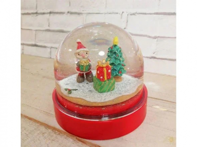 キラキラかわいいホワイトスノードームを作ろう！