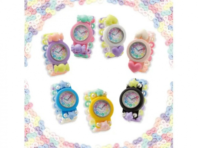 自分だけのカラフルな腕時計をつくっちゃおう！