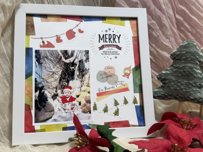 おうちパーティをもっと楽しもう♪真似できる100均テーブルデコも必見！クリスマスフォト撮影＆フレーム作り