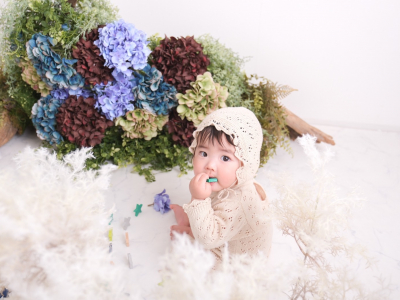 お子さまの記念に季節の写真を撮りませんか？紫陽花撮影会♡｜en photography kansui park