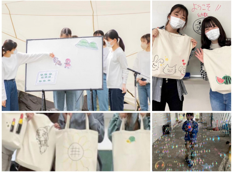 富山市親子サークルtetote｜保育士さんと遊ぼう♡手形足形お絵描きバッグ作りも開催