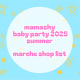7/31(木)開催！mamaskyベビーパーティ2025サマー in石川 ｜マルシェ出店者紹介